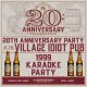 Kentucky Lexington Distillery and Brewing Company 20th Anniversary Party with Karaoke at the Village Idiot Pub